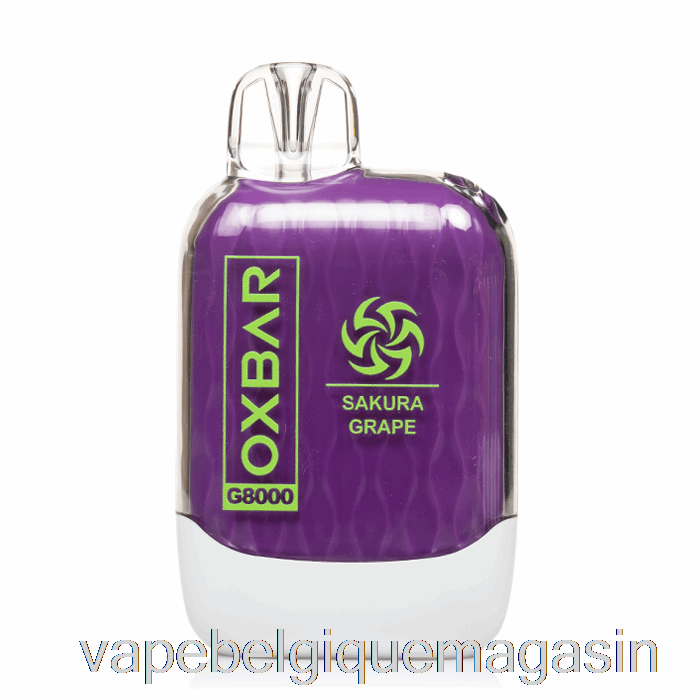 Vape Jetable Oxbar G8000 Raisin Sakura Jetable